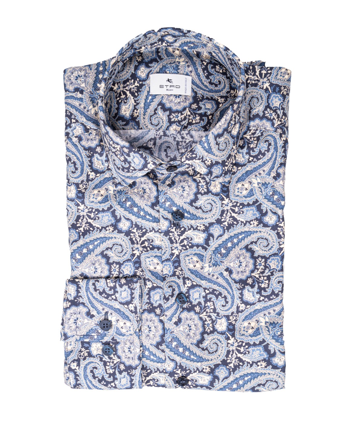 shop ETRO  Camicia: Etro camicia in cotone paisley floreale.
Fit Roma.
Colletto all'italiana.
Polsini con doppio bottone.
Composizione: 100% cotone.
Made in Italy.. MRIB0001 99SA5E9-X0883 number 4578524